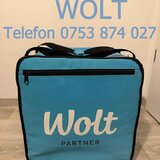 Geanta rucsac Wolt izoterm bun pt Glovo Bolt Food Bringo Tazz Panda Uber